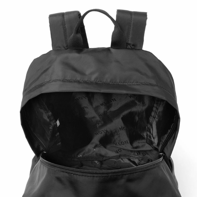 KLONリュッククローンレディースメンズKLONPACKABLE2WAYBACKPACKバックパックリュックサック折りたたみ軽量小さめショルダーバッグおしゃれブラック黒
