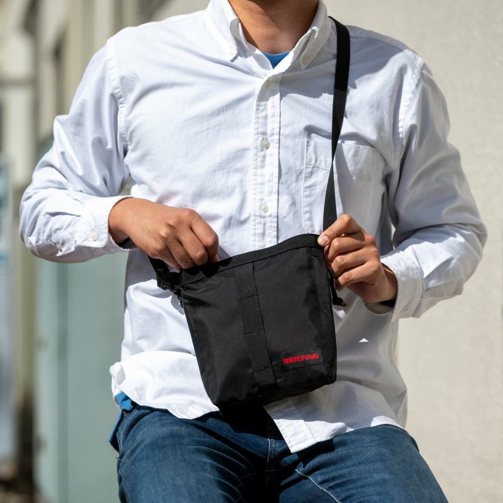 ブリーフィングBRIEFINGショルダーバッグJUMPERSSメンズレディースJUMPショルダーバックミニショルダーサブバッグ旅行海外旅行フェスBRA231L69