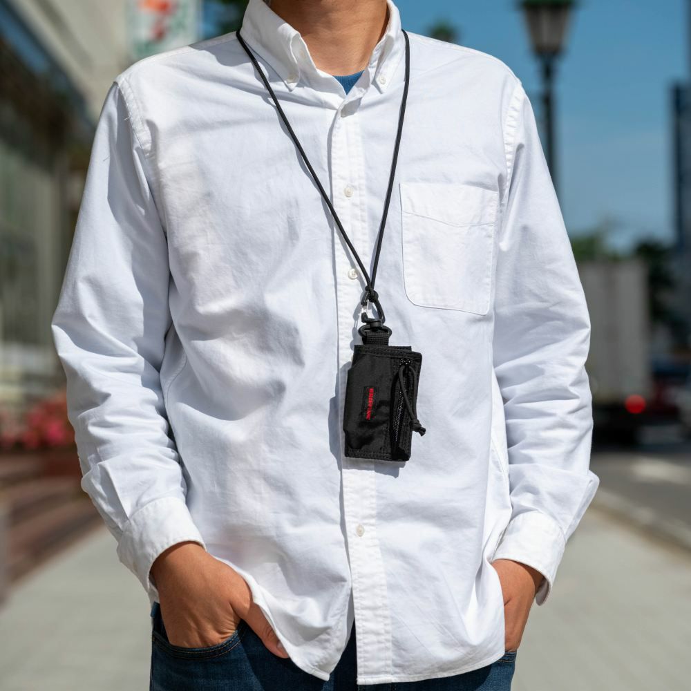 ブリーフィングBRIEFING財布TRIFOLDWALLETウォレットメンズレディーススマホケースネックストラップキャンプ小銭入れ付きブランドBRA231A72