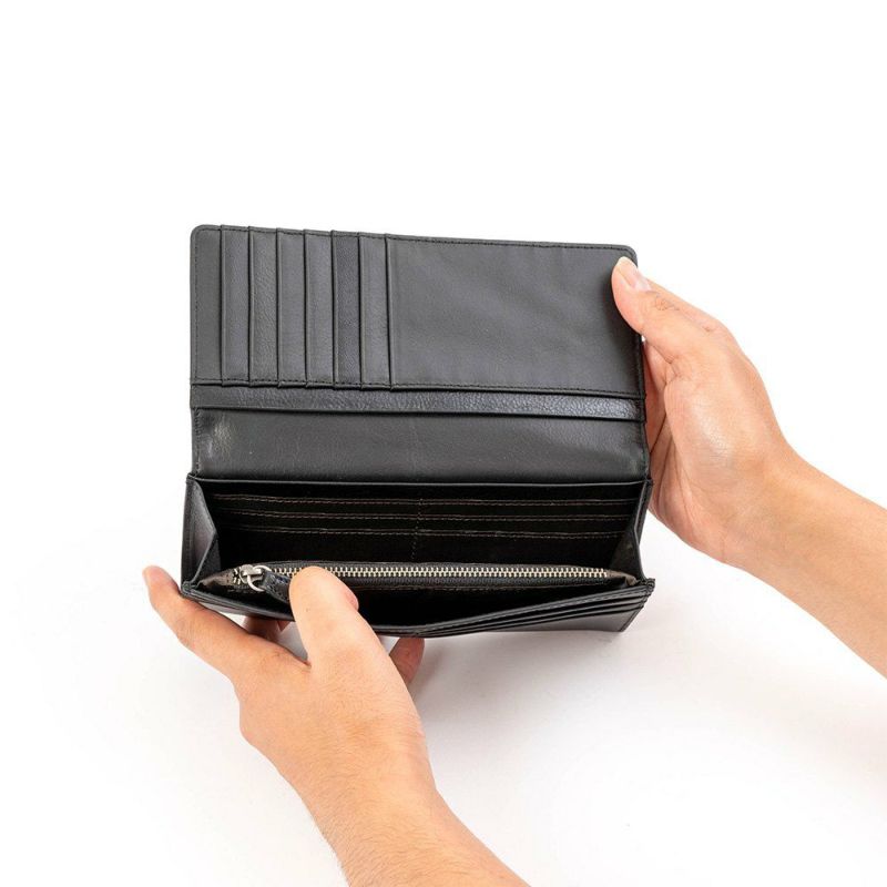 DOUBLESダブルス長財布財布メンズレディースラウンドファスナー本革革レザーロングウォレット彼氏ギフトプレゼント人気ブランドファスナーKNJ-7733