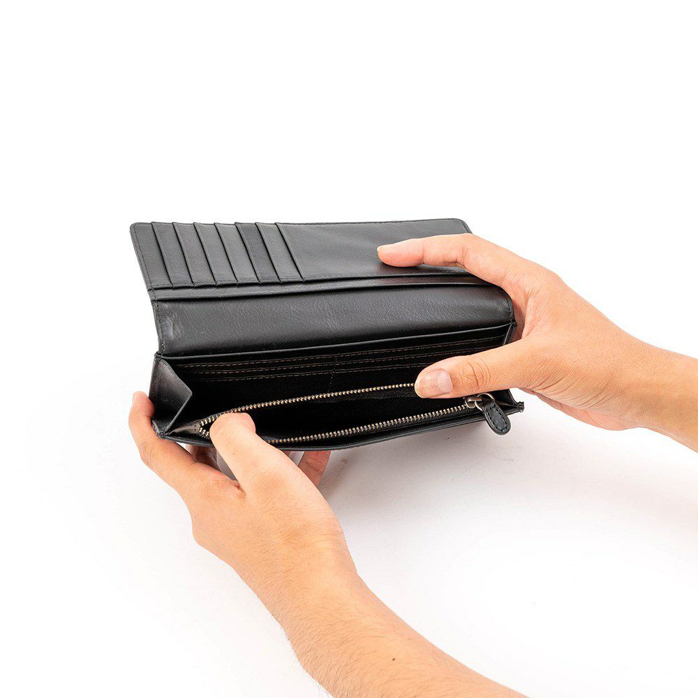 DOUBLESダブルス長財布財布メンズレディースラウンドファスナー本革革レザーロングウォレット彼氏ギフトプレゼント人気ブランドファスナーKNJ-7733