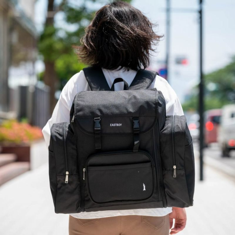 EASTBOYリュックサブリュックイーストボーイ42～50L子供男子女子メンズレディースキッズ大容量容量拡張修学旅行林間学校合宿遠足ジュニア小学生中学生1泊2泊かわいいおしゃれEBA70