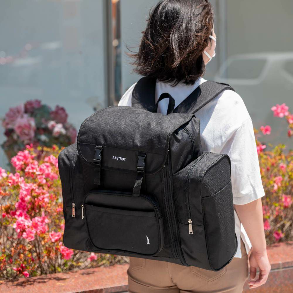 EASTBOYリュックサブリュックイーストボーイ42～50L子供男子女子メンズレディースキッズ大容量容量拡張修学旅行林間学校合宿遠足ジュニア小学生中学生1泊2泊かわいいおしゃれEBA70