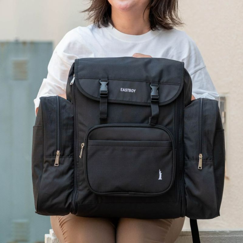 EASTBOYリュックサブリュックイーストボーイ42～50L子供男子女子メンズレディースキッズ大容量容量拡張修学旅行林間学校合宿遠足ジュニア小学生中学生1泊2泊かわいいおしゃれEBA70