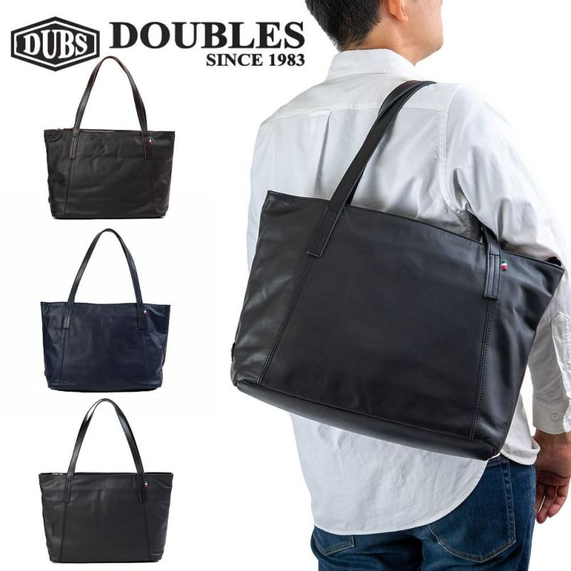 DOUBLESダブルスイタリアンレザートートミニトートメンズレディース本革革レザートートバッグトートVWE-1927
