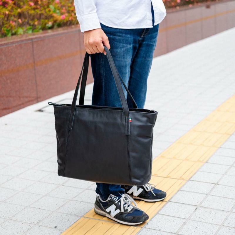 DOUBLESダブルスイタリアンレザートートミニトートメンズレディース本革革レザートートバッグトートVWE-1927