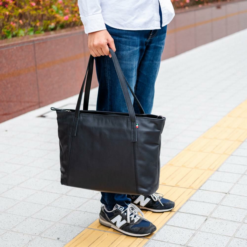 DOUBLESダブルスイタリアンレザートートミニトートメンズレディース本革革レザートートバッグトートVWE-1927