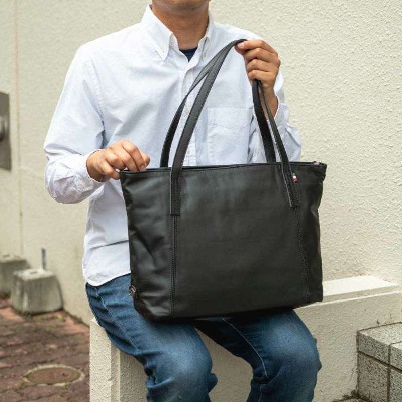 DOUBLESダブルスイタリアンレザートートミニトートメンズレディース本革革レザートートバッグトートVWE-1927