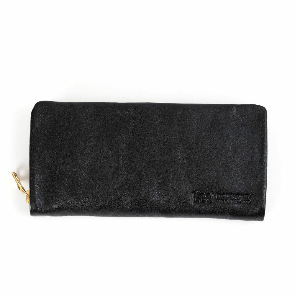 Leeリー長財布メンズレディース本革牛革革レザー財布ファスナーラウンドファスナーメンズ財布メンズ長財布プレゼントおしゃれおすすめブランド大容量薄いブラックブラウン黒茶色クロ320-1926