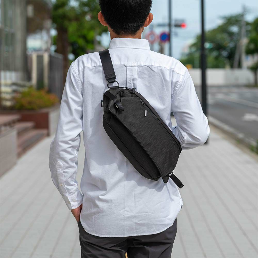 エーススリングバッグaceクロスリングHMサイズメンズレディースクロスリング杢調ビジネスカジュアルビジネスバッグ大人ボディバッグウエストバッグace.GENEエースジーン68027