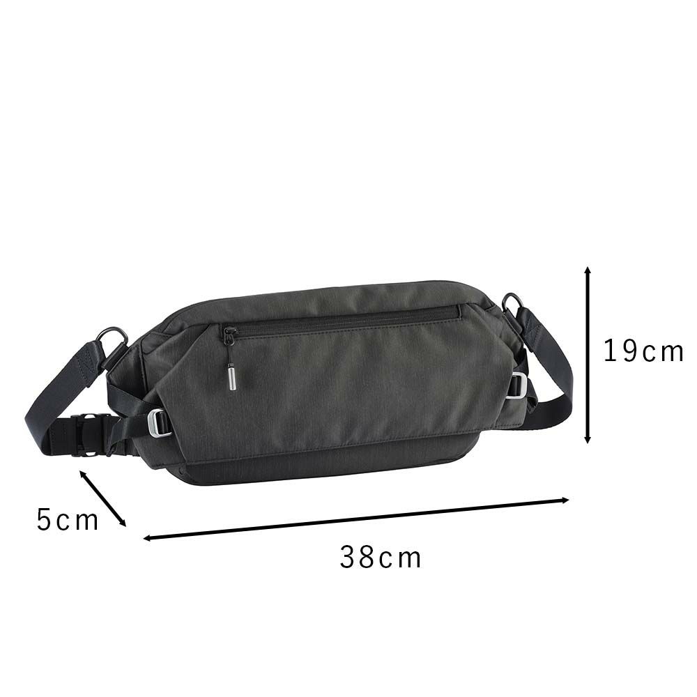 エーススリングバッグaceクロスリングHMサイズメンズレディースクロスリング杢調ビジネスカジュアルビジネスバッグ大人ボディバッグウエストバッグace.GENEエースジーン68027