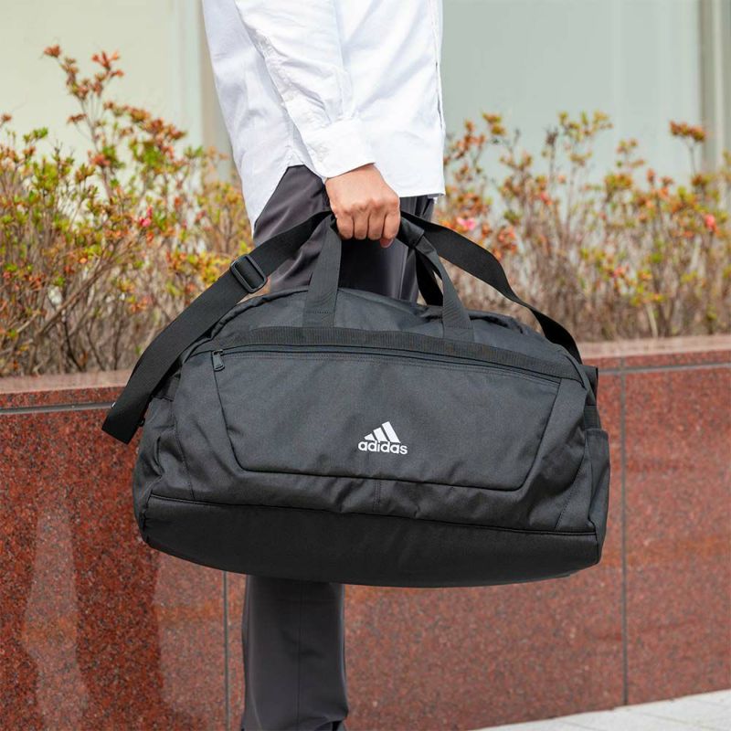 アディダスボストンバッグadidas46L男子女子メンズレディース2泊3泊4泊ボストンバックボストンスポーツ部活合宿修学旅行林間学校高校生中学生小学生軽量軽い63605
