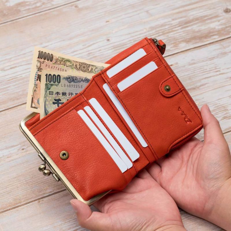 ダコタDakota財布二つ折りアーブルがま口レディース二つ折り財布小銭入れファスナーがま口財布本革革レザー2つ折り2つ折り財布ブランドおしゃれかわいいコンパクト評判人気31361