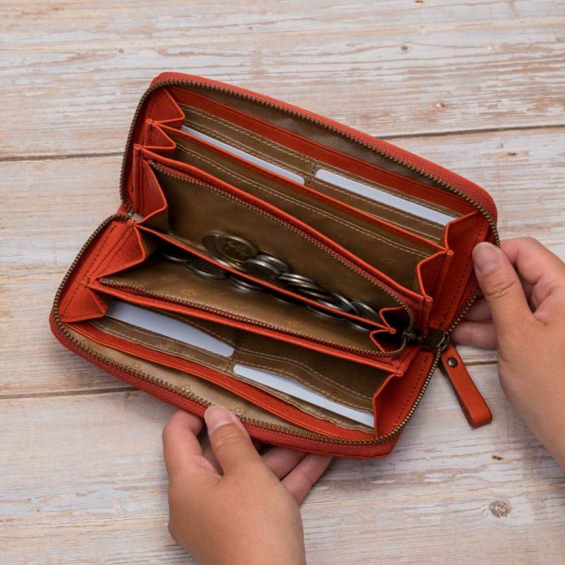 ダコタDakota長財布レディースアーブルラウンドファスナー財布ファスナーレディース財布レディース長財布本革革レザー大容量ブランドおしゃれ薄いカード入れ多いカードポケット多数31363