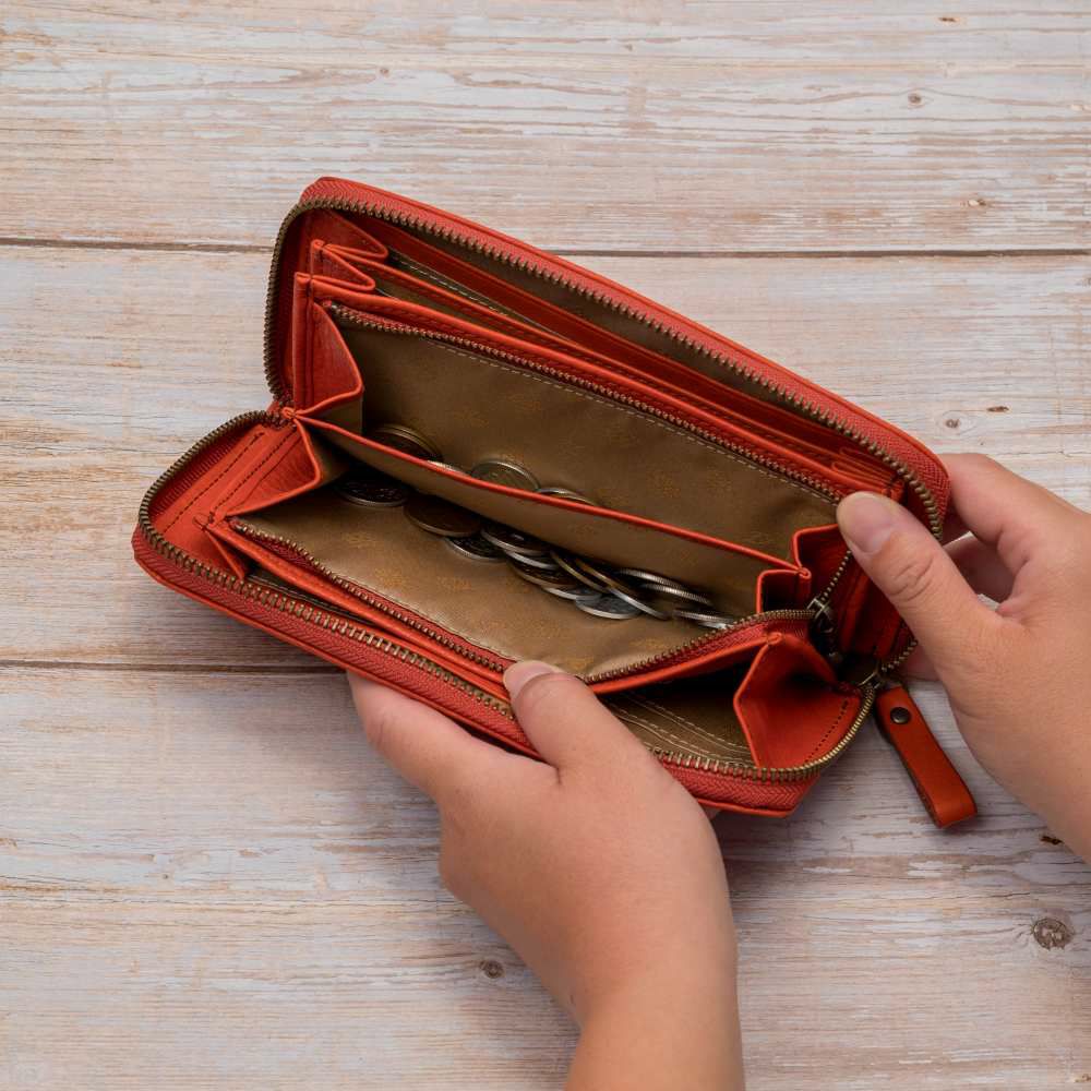 ダコタDakota長財布レディースアーブルラウンドファスナー財布ファスナーレディース財布レディース長財布本革革レザー大容量ブランドおしゃれ薄いカード入れ多いカードポケット多数31363