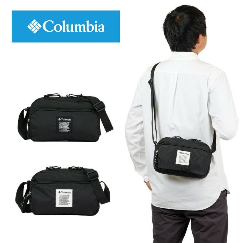 コロンビアショルダーバッグColumbiaメンズレディースショルダーバックショルダーバッグ斜め掛けバッグ斜めがけバッグ肩掛けカバン斜め掛けななめがけバッグ撥水おしゃれ旅行軽い軽量小さめPU8775