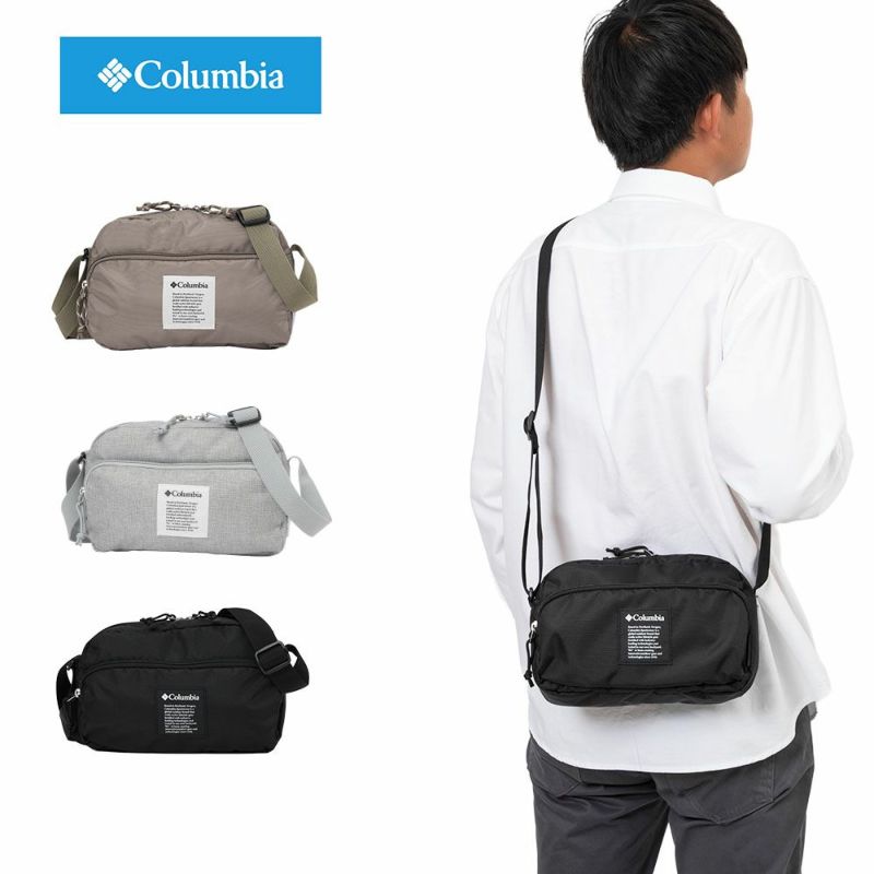 コロンビアショルダーバッグColumbiaメンズレディースショルダーバックショルダーバッグ斜め掛けバッグ斜めがけバッグ肩掛けカバン斜め掛けななめがけバッグ撥水おしゃれ旅行軽い軽量小さめPU8775