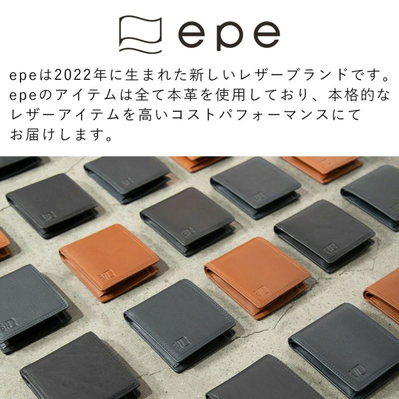 【公式】epe財布二つ折りメンズ二つ折り財布ブランド小銭入れ本革革レザー薄いコンパクトメンズ財布2つ折り30代40代50代プレゼントギフトおすすめ人気ショートウォレットepe005