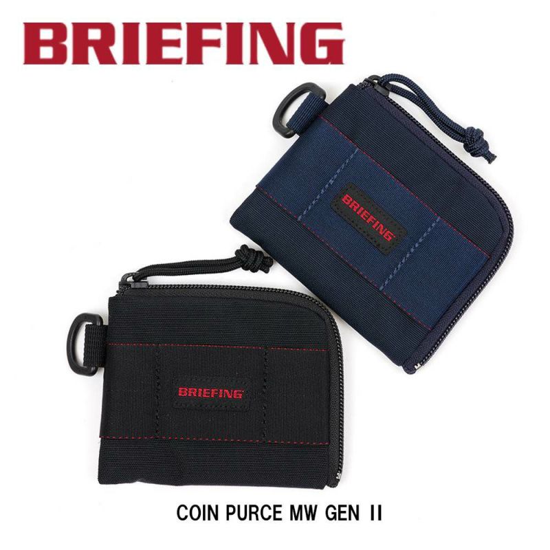 ブリーフィングBRIEFINGミニ財布小銭入れ財布COINPURSEMWGENIIメンズレディースミニウォレットコンパクトコインケースブランドファスナー薄い小さいナイロンミリタリーBRA233A36