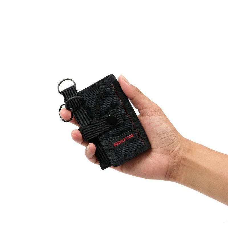 ブリーフィングBRIEFINGキーケースメンズレディースKEYCASEMWGENII鍵鍵入れキーホルダー小銭入れ付きファスナー付きミニコンパクトブランド薄いナイロンミリタリーBRA233A37