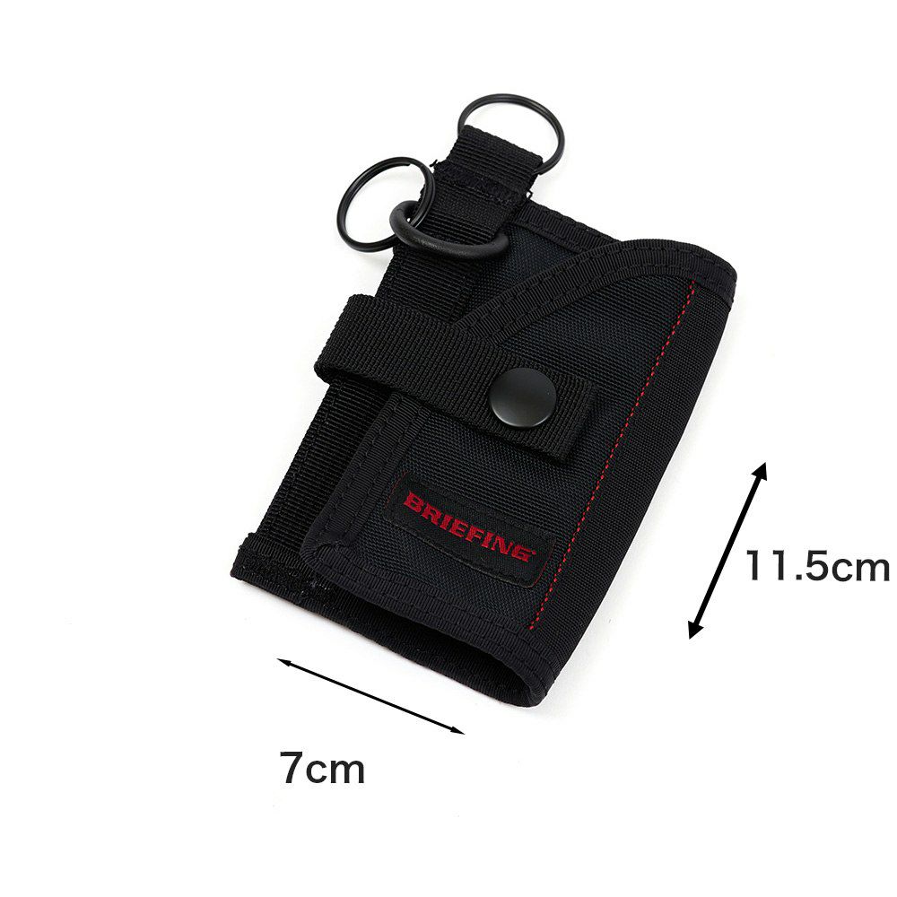 ブリーフィングBRIEFINGキーケースメンズレディースKEYCASEMWGENII鍵鍵入れキーホルダー小銭入れ付きファスナー付きミニコンパクトブランド薄いナイロンミリタリーBRA233A37