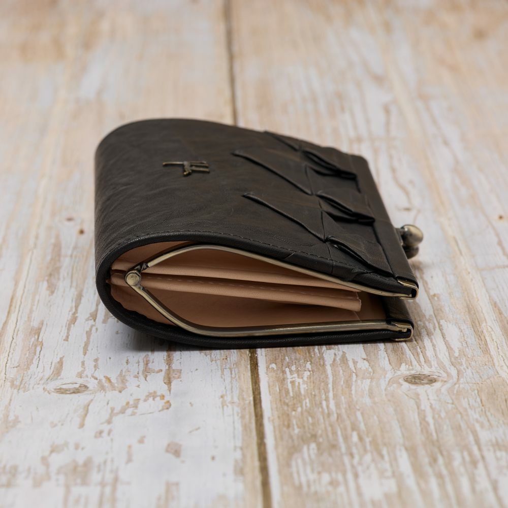 シビラ財布sybillaがま口二つ折りオリガミレディース女性二つ折り財布がま口財布ブランドコンパクト本革5470470