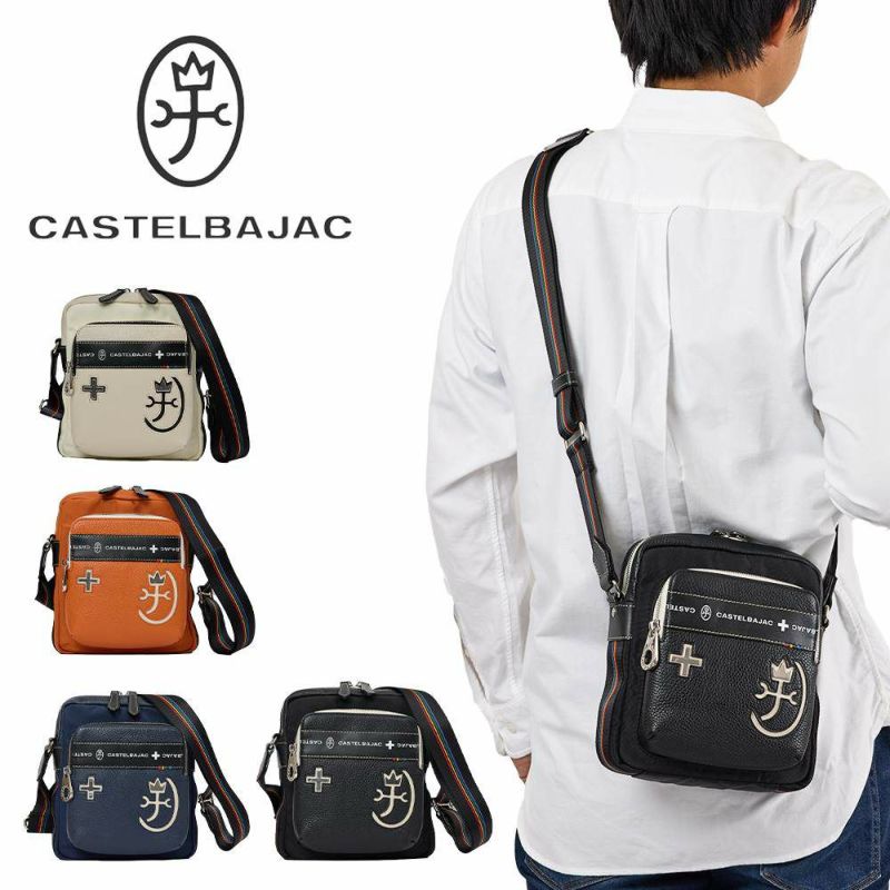 カステルバジャックショルダーバッグバッグCASTELBAJACコネクトメンズレディースショルダーバックショルダー斜めがけバック斜め掛けバッグ肩掛けカバンブランド大人小さめ軽い男性人気83111