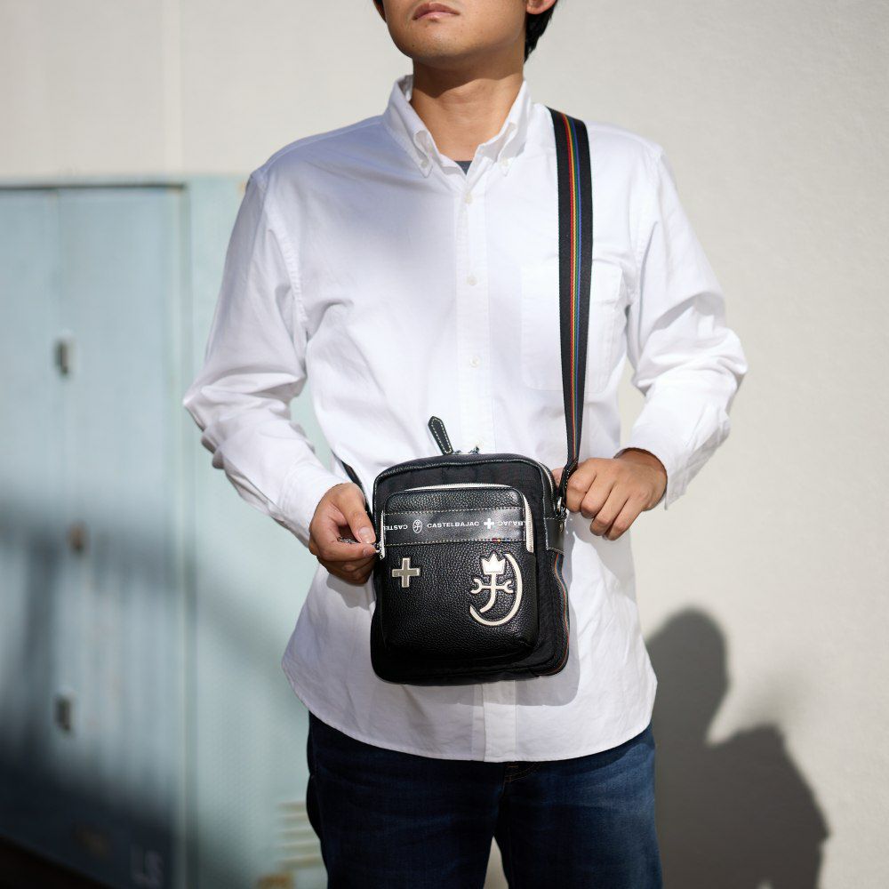 カステルバジャックショルダーバッグバッグCASTELBAJACコネクトメンズレディースショルダーバックショルダー斜めがけバック斜め掛けバッグ肩掛けカバンブランド大人小さめ軽い男性人気83111