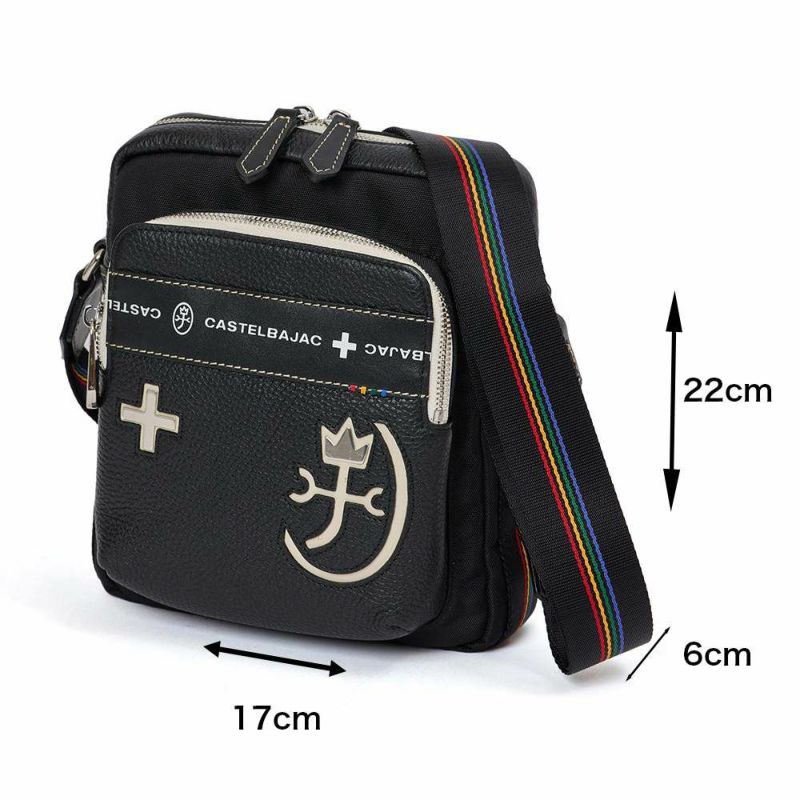カステルバジャックショルダーバッグバッグCASTELBAJACコネクトメンズレディースショルダーバックショルダー斜めがけバック斜め掛けバッグ肩掛けカバンブランド大人小さめ軽い男性人気83111