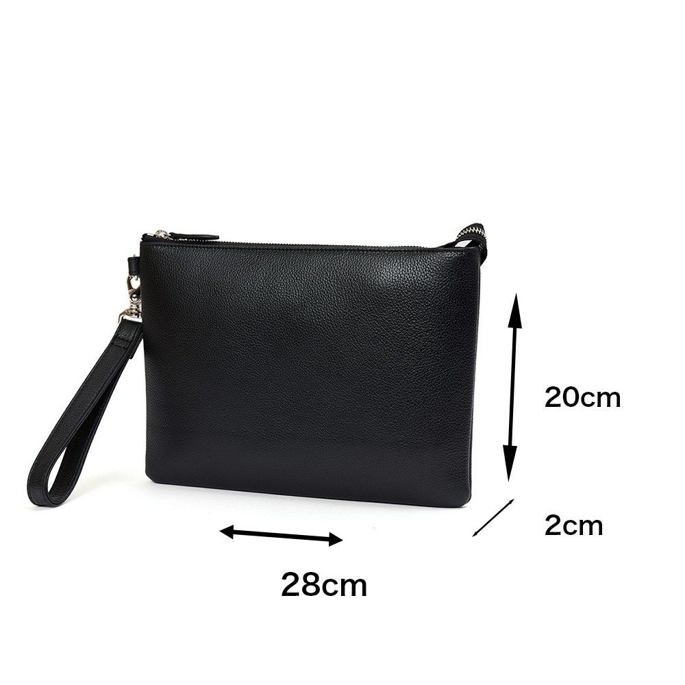 JOYAクラッチバッグセカンドバッグ本革大きめ大容量メンズジョヤセカンドバック持ち手ファスナー革レザー結婚式葬式冠婚葬祭二次会J4019