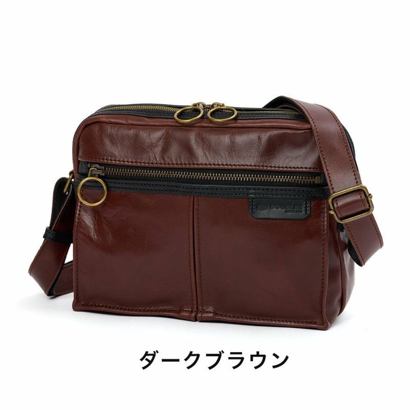 DOUBLESダブルスショルダーバッグバッグメンズレディース本革革レザー斜めがけ斜め掛けブランドおしゃれショルダーショルダーバック小さめコンパクト30代40代50代BCG-7406