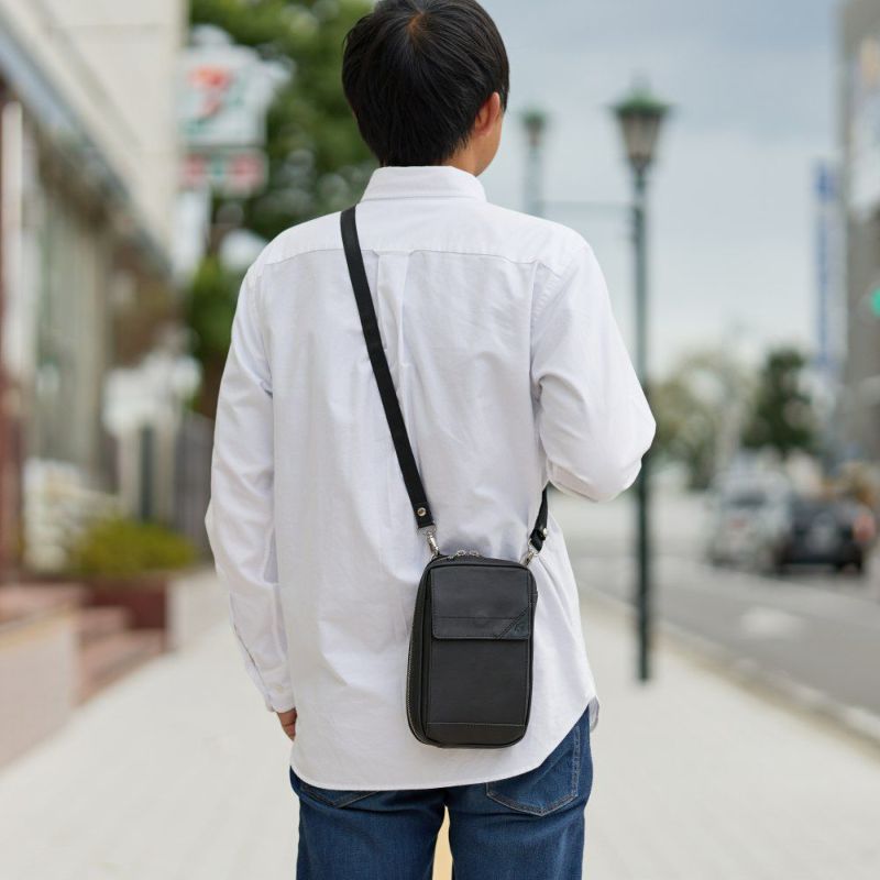 DOUBLESダブルスショルダーバッグミニバッグメンズレディース本革革レザースマホショルダーバッグスマホポーチブランドおしゃれ小さめミニショルダーバッグ40代50代60代KNJ-7735