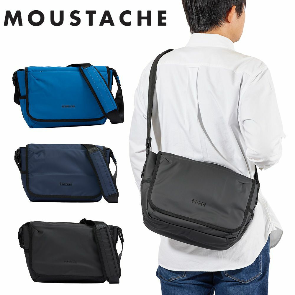 MOUSTACHEショルダーバッグムスタッシュB5メンズレディースショルダーショルダーバック斜めがけ斜め掛けおしゃれかっこいいカジュアル人気通学軽量ブランド大人小さめ30代40代50代MJT-4573