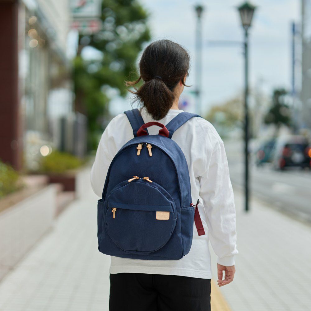 HeartMadeFactoryリュックレディースリュックサックMARUPACK丸型丸ブランドかわいいおしゃれ軽量人気ファスナー付きハートメイドファクトリーHARVESTハーヴェストFY0735