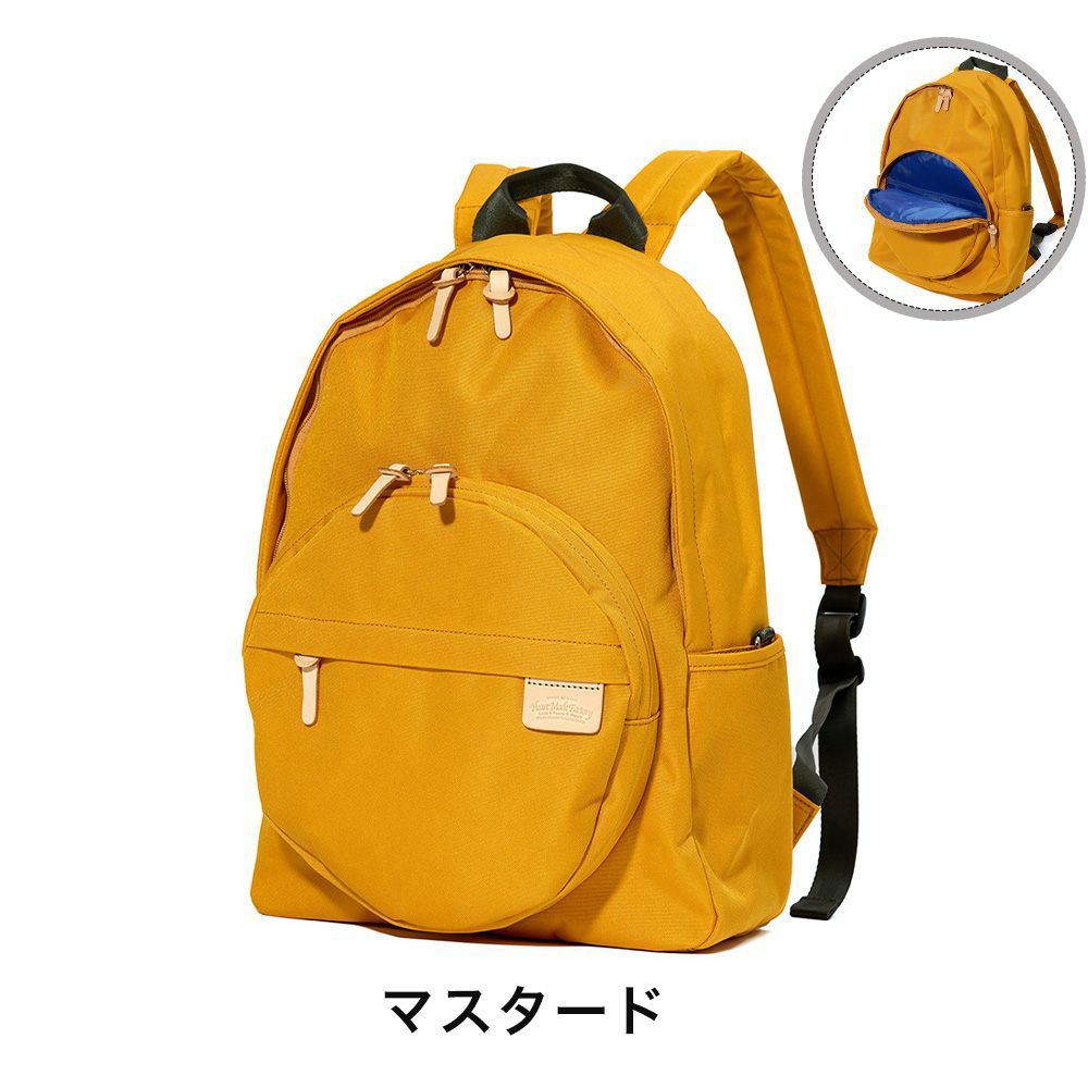 HeartMadeFactoryリュックレディースリュックサックMARUPACK丸型丸ブランドかわいいおしゃれ軽量人気ファスナー付きハートメイドファクトリーHARVESTハーヴェストFY0735