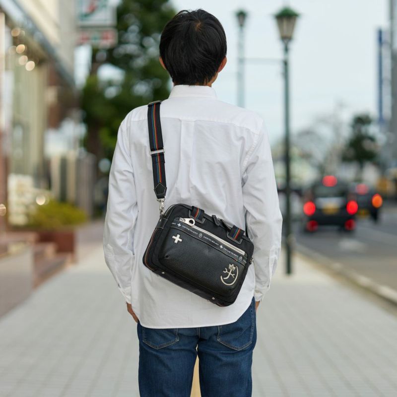 カステルバジャックショルダーバッグ2WAYバッグCASTELBAJACコネクトメンズレディースショルダーバックショルダー斜めがけバック斜め掛けバッグミニブリーフケースブランド大人男性人気83511