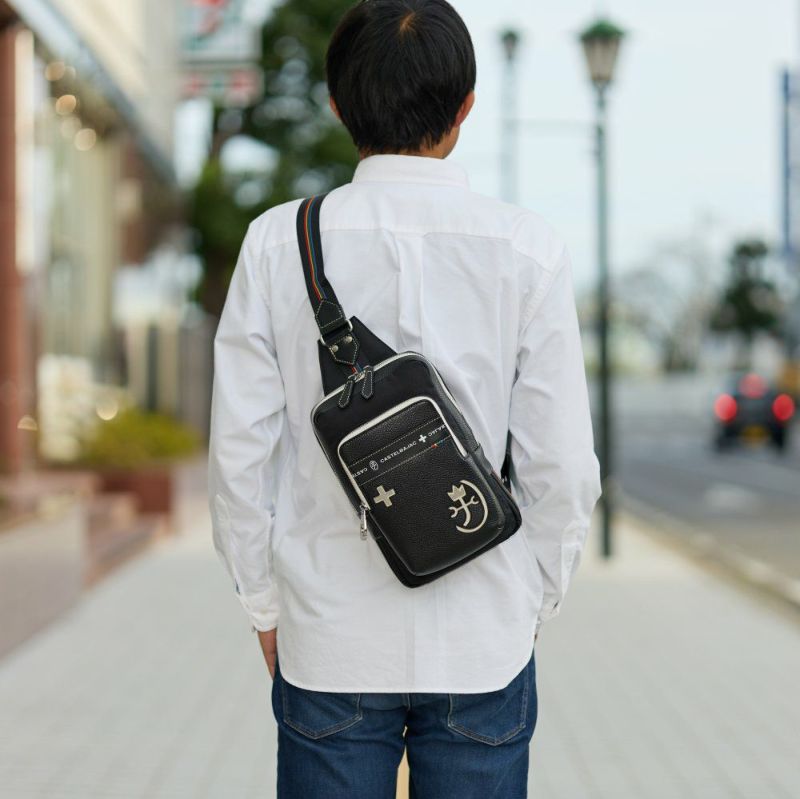 カステルバジャックボディバッグワンショルダーバッグCASTELBAJACコネクトメンズレディースバッグボディバック斜めがけバッグ斜め掛けバッグブランド83911