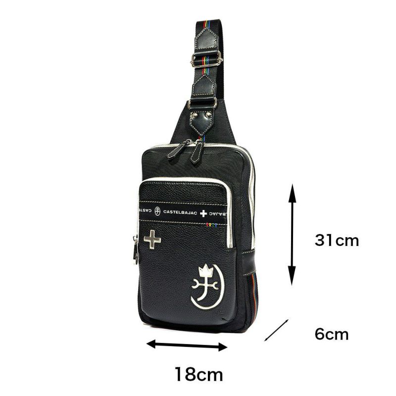 カステルバジャックボディバッグワンショルダーバッグCASTELBAJACコネクトメンズレディースバッグボディバック斜めがけバッグ斜め掛けバッグブランド83911