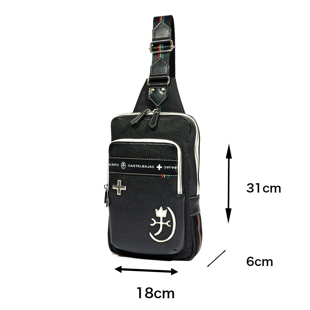 カステルバジャックボディバッグワンショルダーバッグCASTELBAJACコネクトメンズレディースバッグボディバック斜めがけバッグ斜め掛けバッグブランド83911