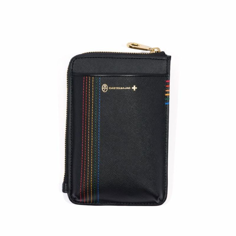カステルバジャックスマホショルダーSサイズスマホポーチバッグショルダーバッグシェストCASTELBAJAC本革メンズレディース財布ショルダースマホショルダーバッグブランド小さめ27101