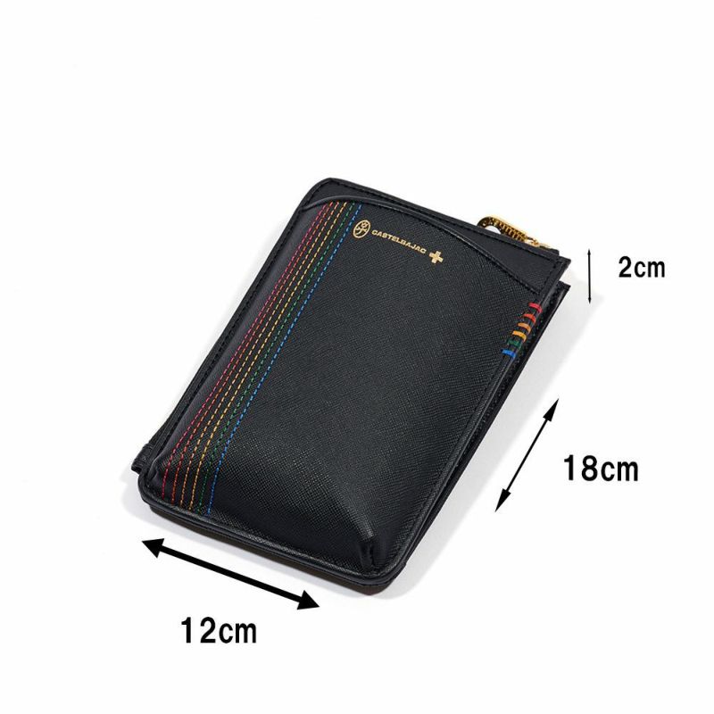 カステルバジャックスマホショルダーSサイズスマホポーチバッグショルダーバッグシェストCASTELBAJAC本革メンズレディース財布ショルダースマホショルダーバッグブランド小さめ27101
