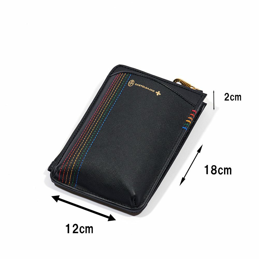 カステルバジャックスマホショルダーSサイズスマホポーチバッグショルダーバッグシェストCASTELBAJAC本革メンズレディース財布ショルダースマホショルダーバッグブランド小さめ27101