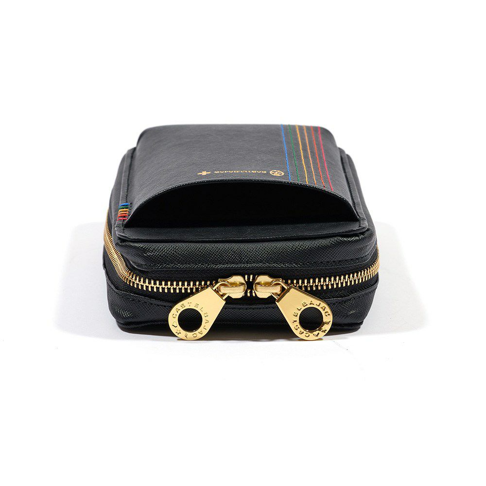 カステルバジャックスマホショルダーMサイズスマホポーチバッグショルダーバッグシェストCASTELBAJAC本革メンズレディース財布ショルダースマホショルダーバッグブランド大きめ27102