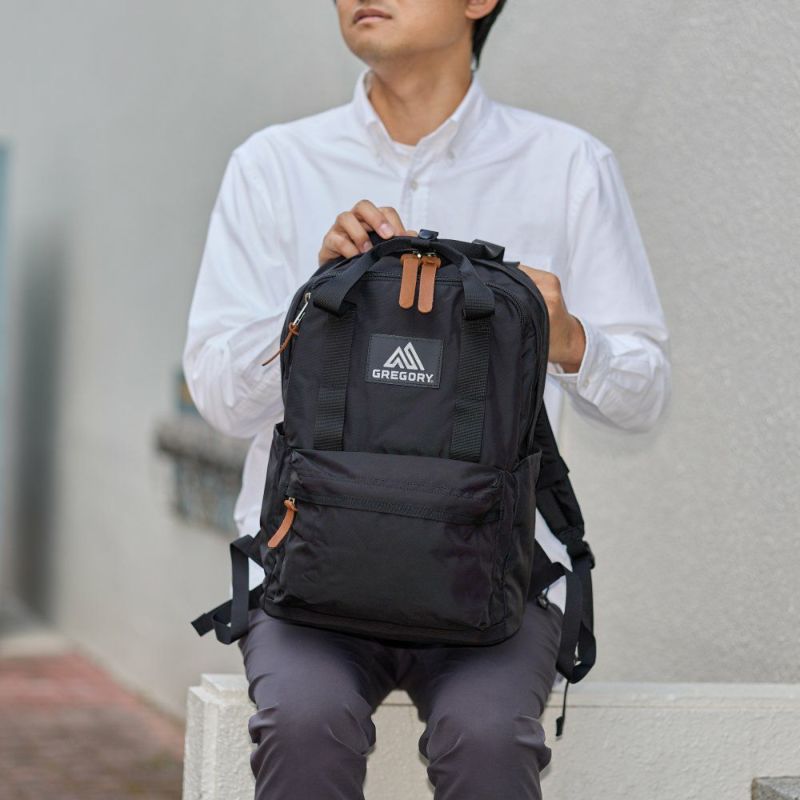 【正規取扱店】グレゴリーリュックGREGORY18Lイージーピージーデイメンズレディース男子女子大人通学通勤クラシックデイパックバッグ小さめコンパクトおすすめ人気使いやすいブラック