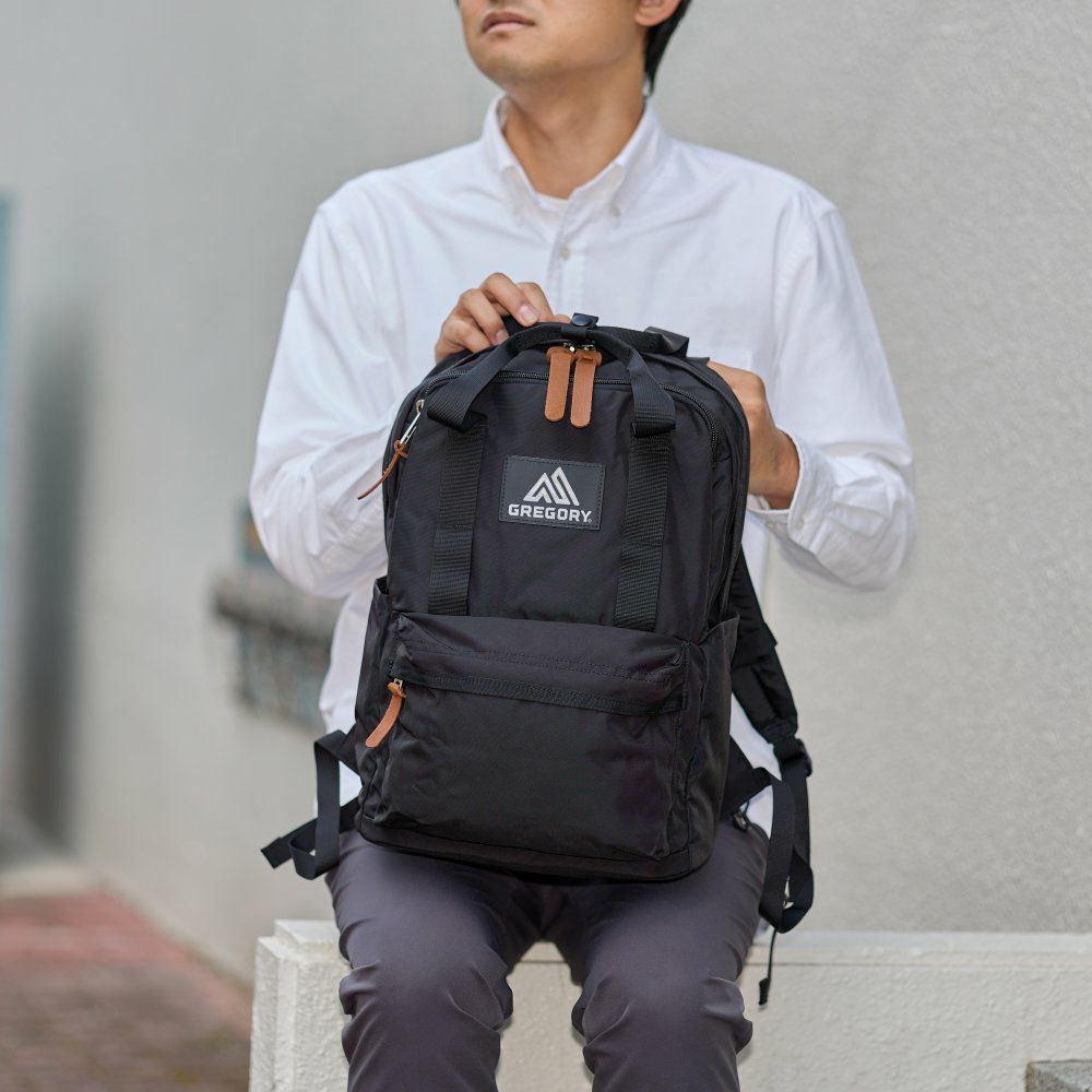 【正規取扱店】グレゴリーリュックGREGORY18Lイージーピージーデイメンズレディース男子女子大人通学通勤クラシックデイパックバッグ小さめコンパクトおすすめ人気使いやすいブラック