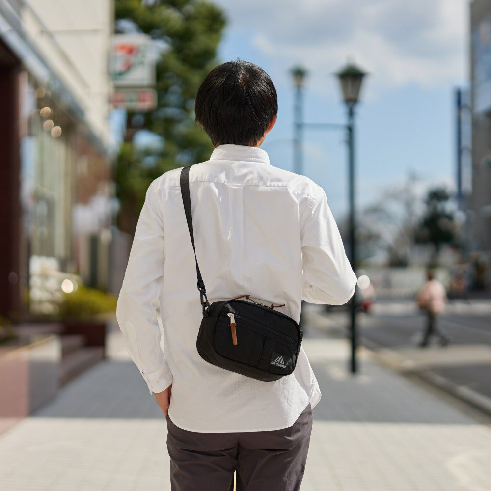 【正規取扱店】グレゴリーショルダーバッグGREGORY4Lポッシブルポケットメンズレディースショルダーバックショルダーブランド斜めがけ斜め掛け大人おすすめおしゃれ人気ブラック