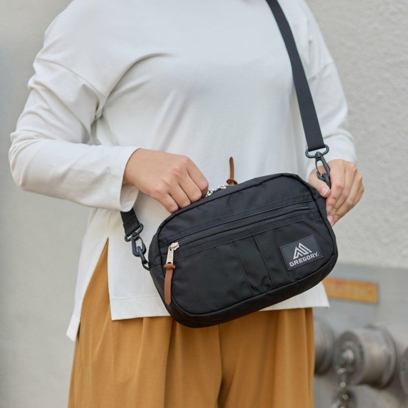 【正規取扱店】グレゴリーショルダーバッグGREGORY4Lポッシブルポケットメンズレディースショルダーバックショルダーブランド斜めがけ斜め掛け大人おすすめおしゃれ人気ブラック