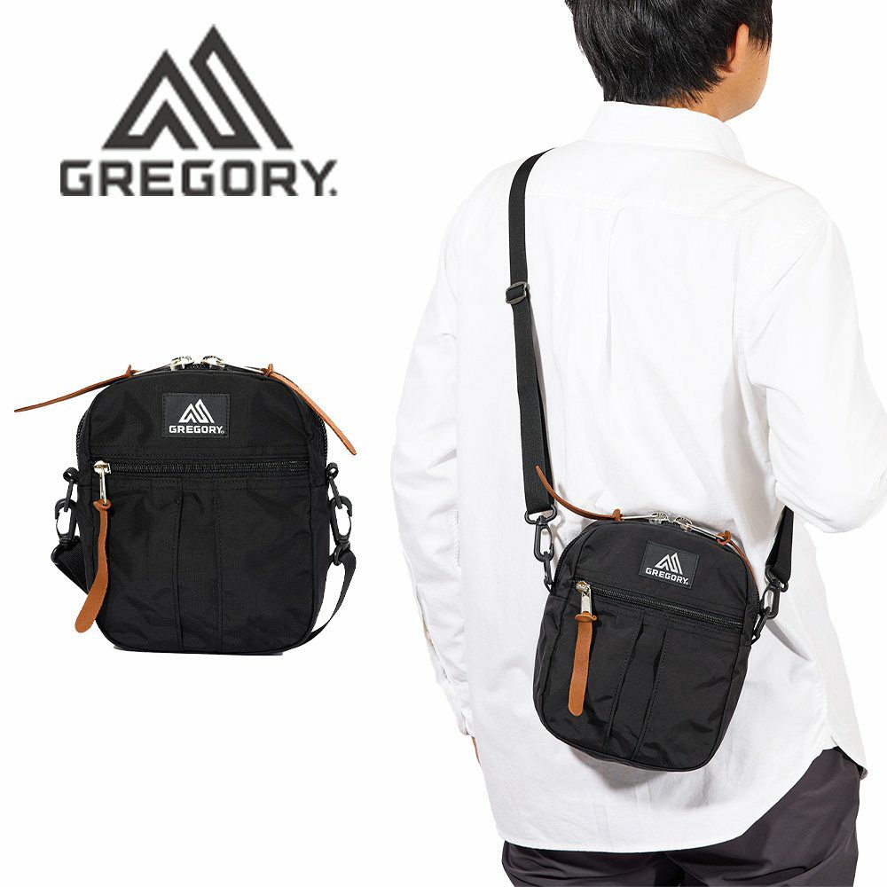【正規取扱店】グレゴリーショルダーバッグGREGORY3LクイックポケットLメンズレディースショルダーバックショルダーブランド斜めがけ斜め掛け大人おすすめおしゃれ人気ブラック大容量