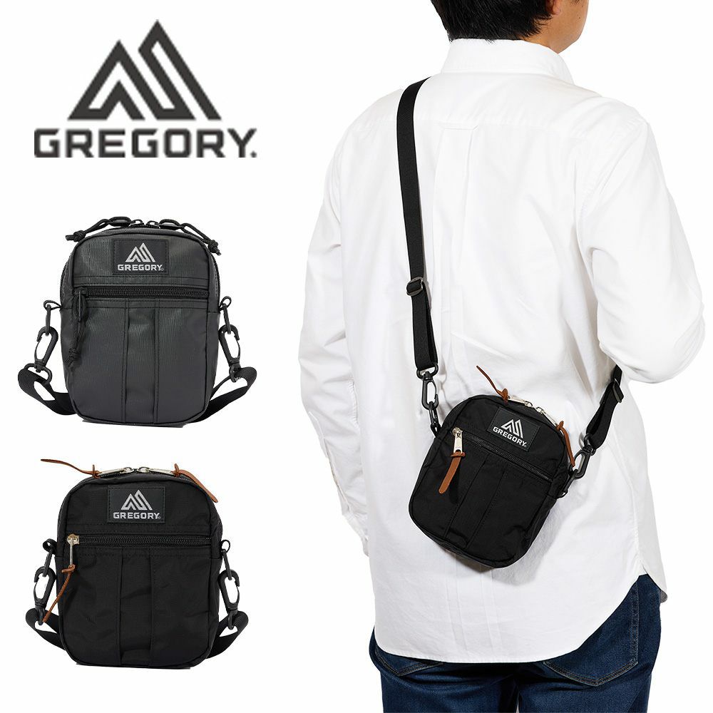 【正規取扱店】グレゴリーショルダーバッグGREGORY2LクイックポケットMメンズレディースコンパクト小さめショルダーバックショルダーブランド斜めがけ斜め掛け大人おすすめおしゃれ人気ブラック
