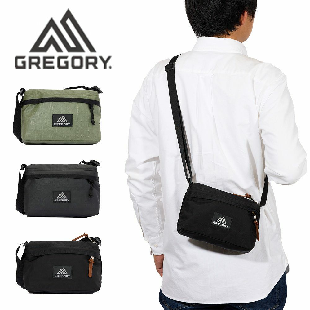 【正規取扱店】グレゴリーショルダーバッグGREGORYエンベロップショルダーメンズレディースコンパクト小さめショルダーバックショルダーブランド斜めがけ斜め掛け大人おすすめおしゃれ人気ブラック